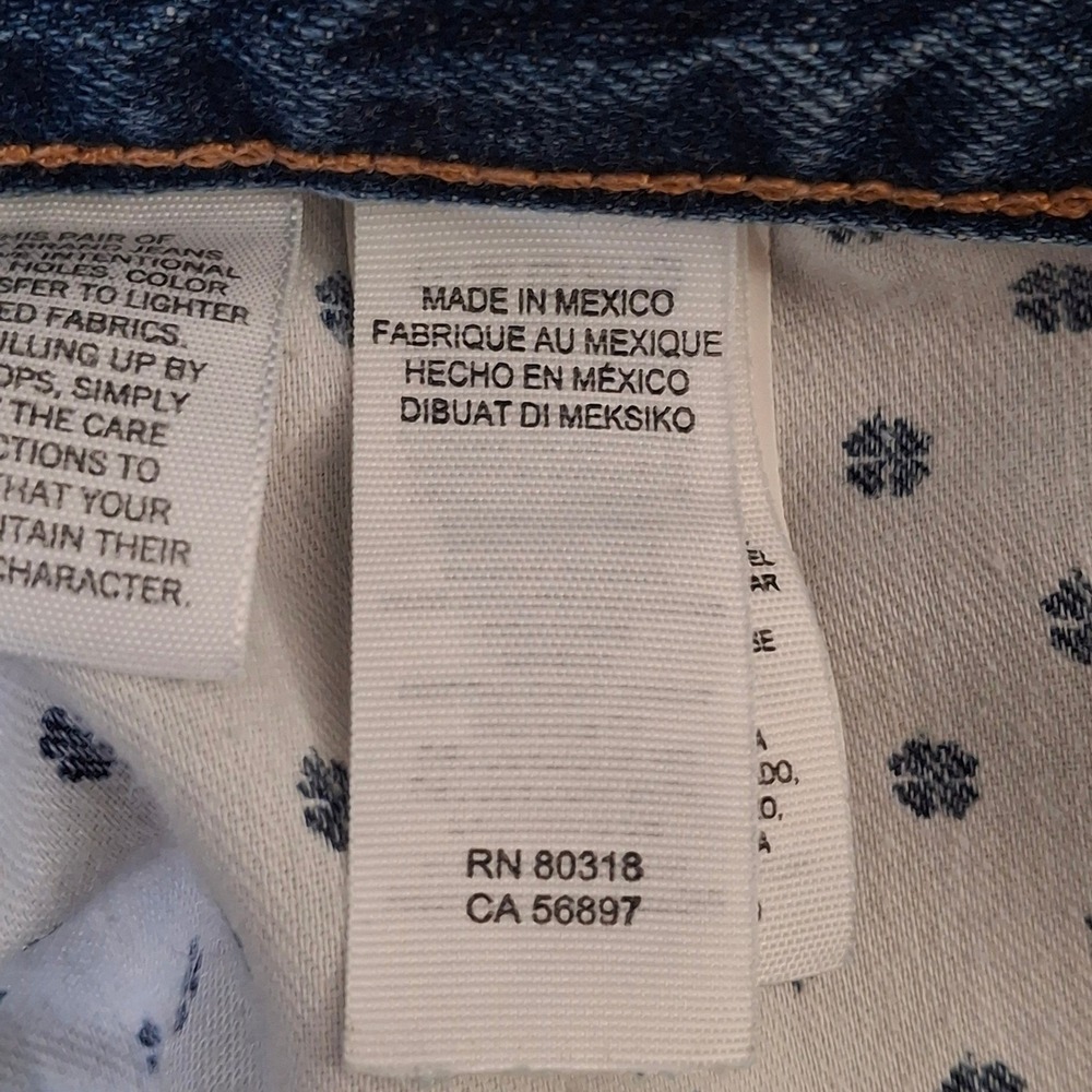 Lucky Brand 181 Relaxed Straight Mens Blue Jeans 38x34 Medium Wash 100% Cotton - Picture 5 of 12